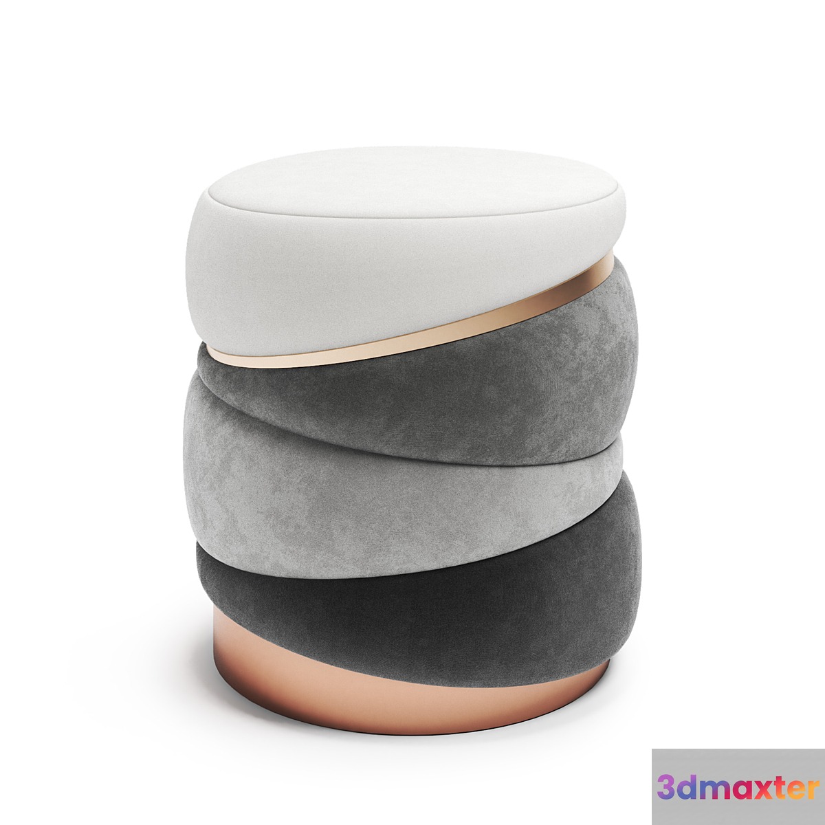 MURANTI Obsidian Stool - No.4