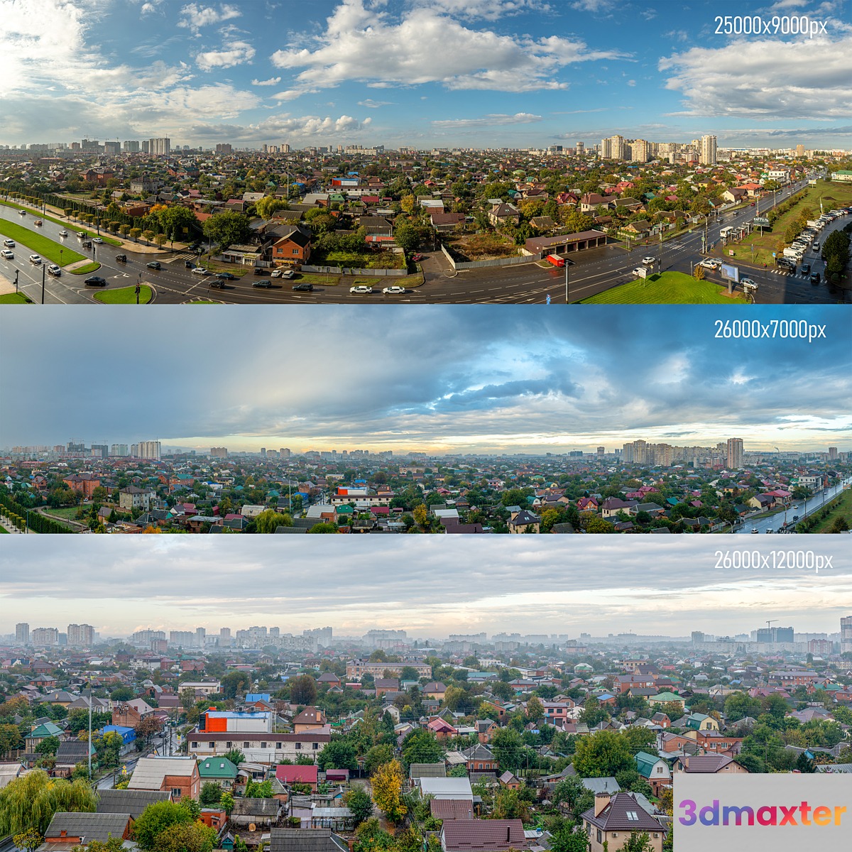 Panoramas on Krasnodar
