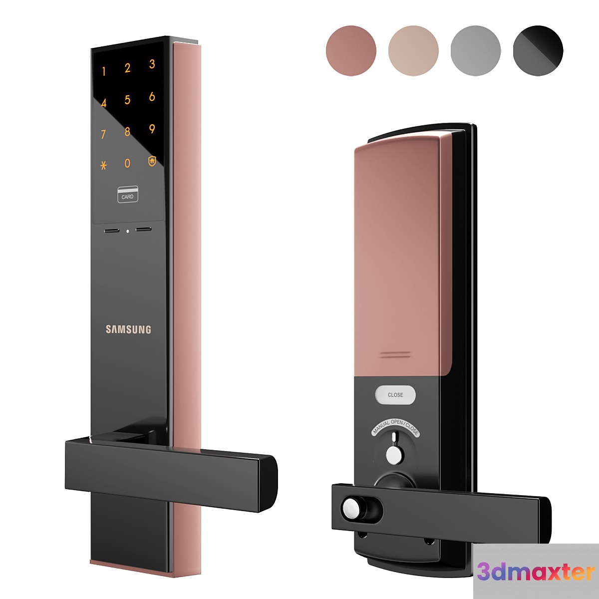 Samsung Digital Door Lock 02 3D Max