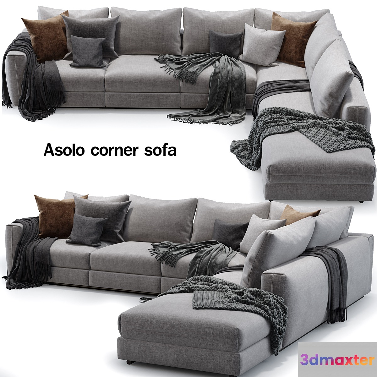 Flexform_Asolo sofa 3D Max