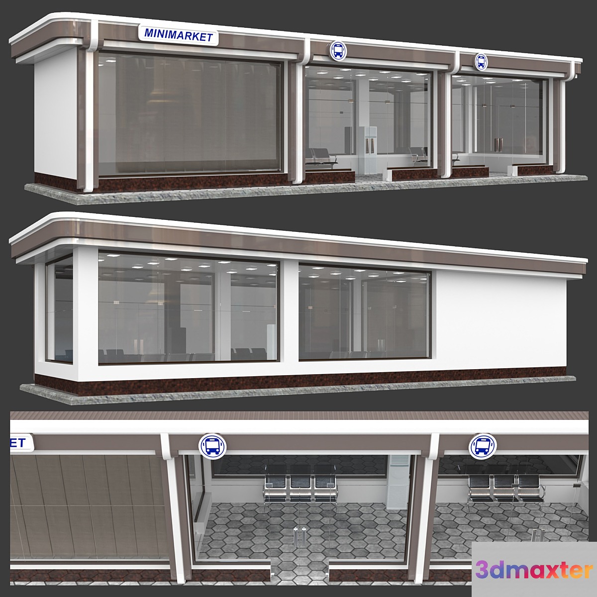 Stop with a shop 3D Max