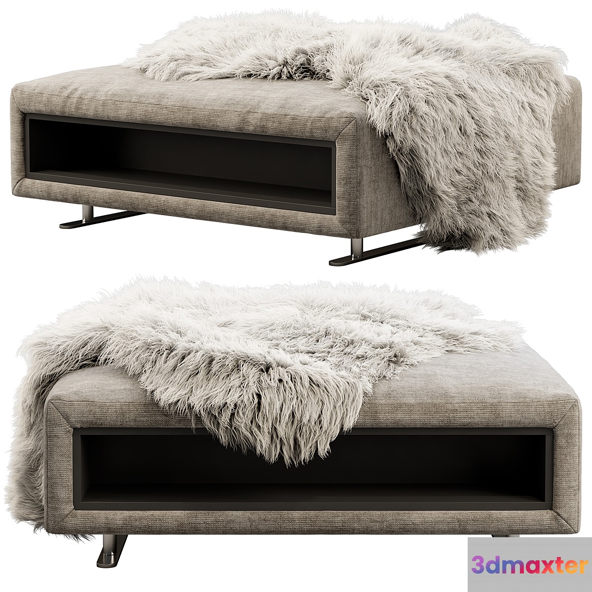BoConcept Hampton footstool with storage - No.2