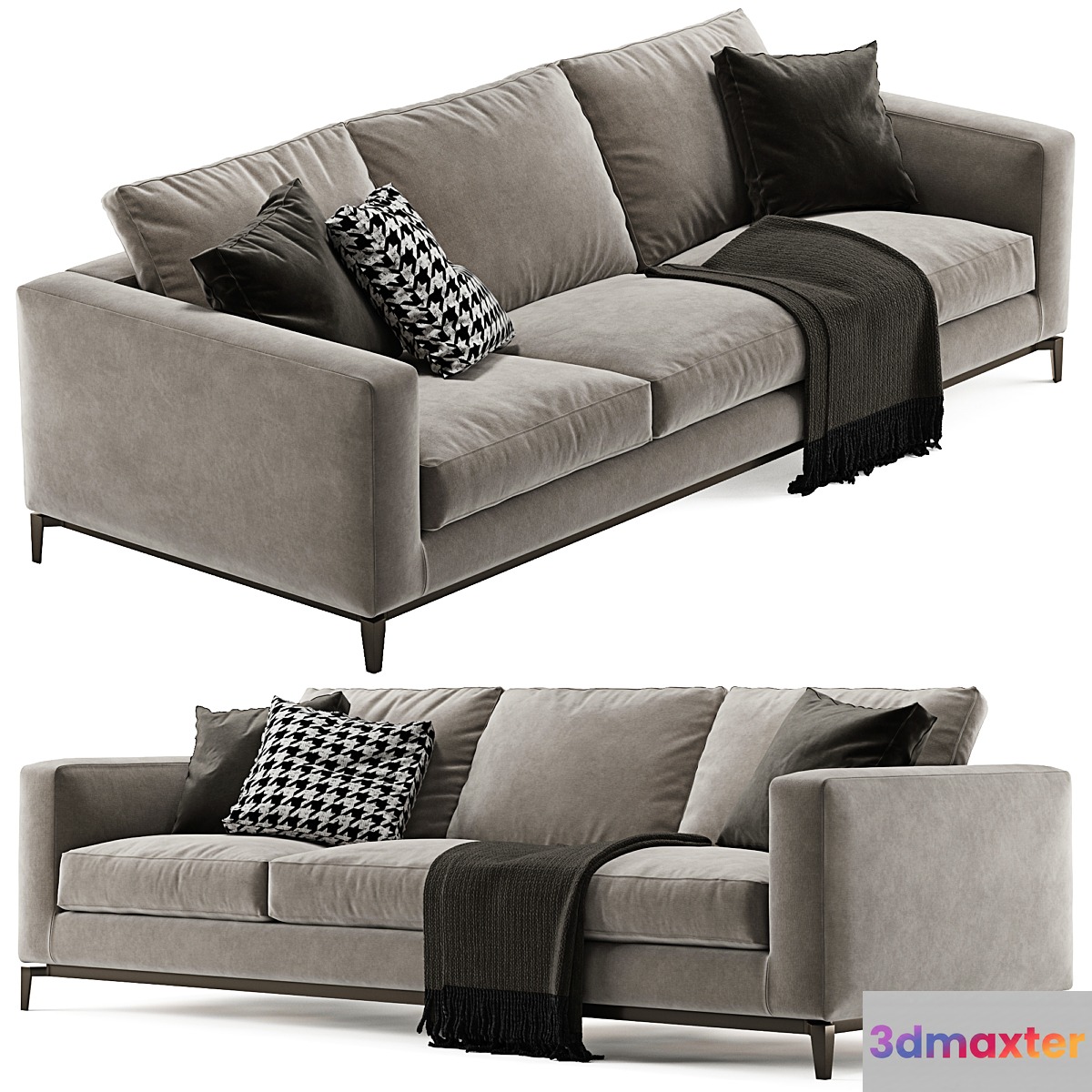 Minotti andersen sofa 3D Max