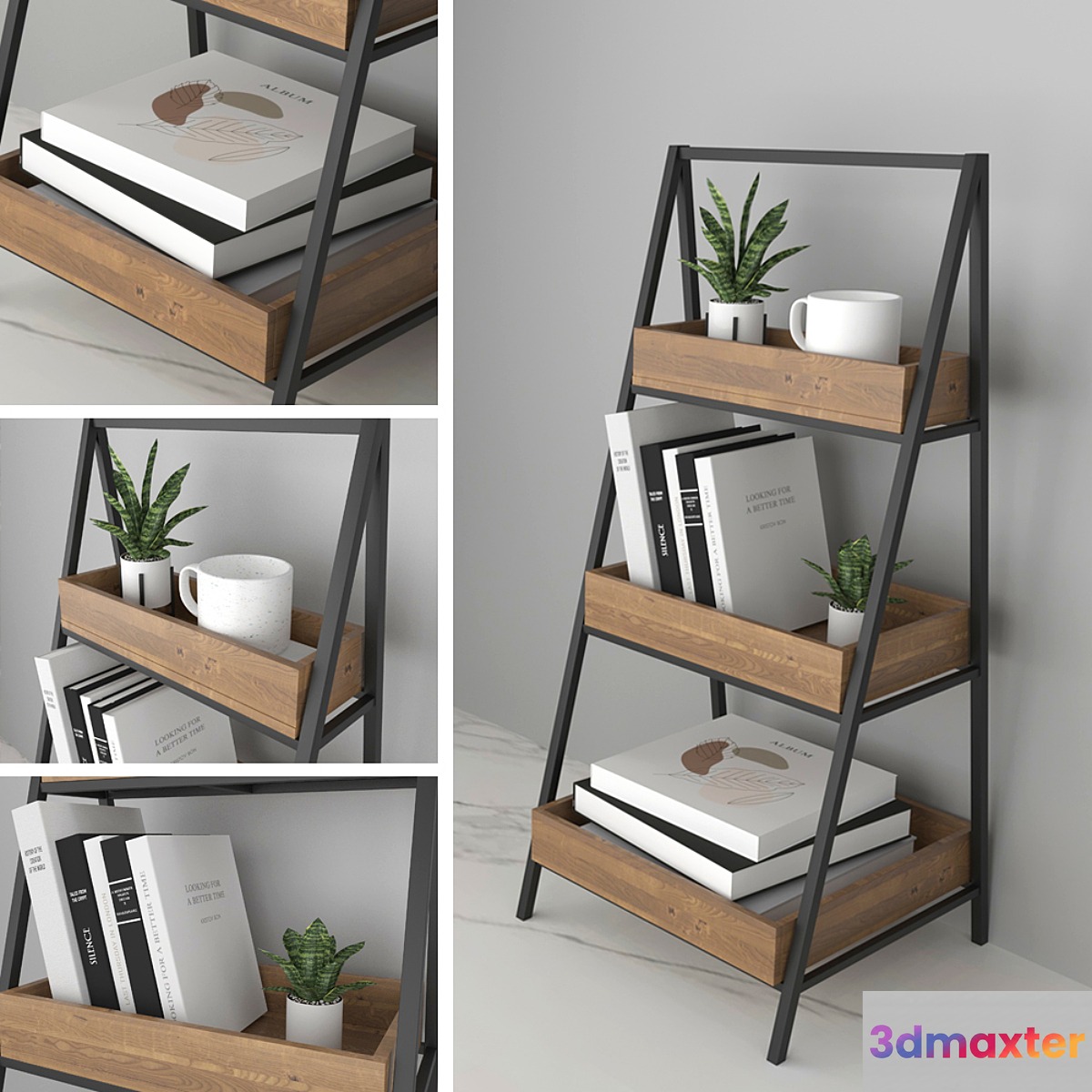 Decor Set 05 stairs 3D Max