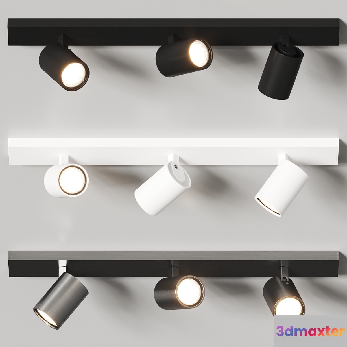 Astro Lighting Ascoli Bars Ceiling Lamps 3D Max