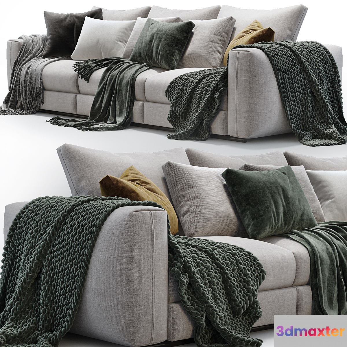 Flexform Asolo Sofa 3D Max