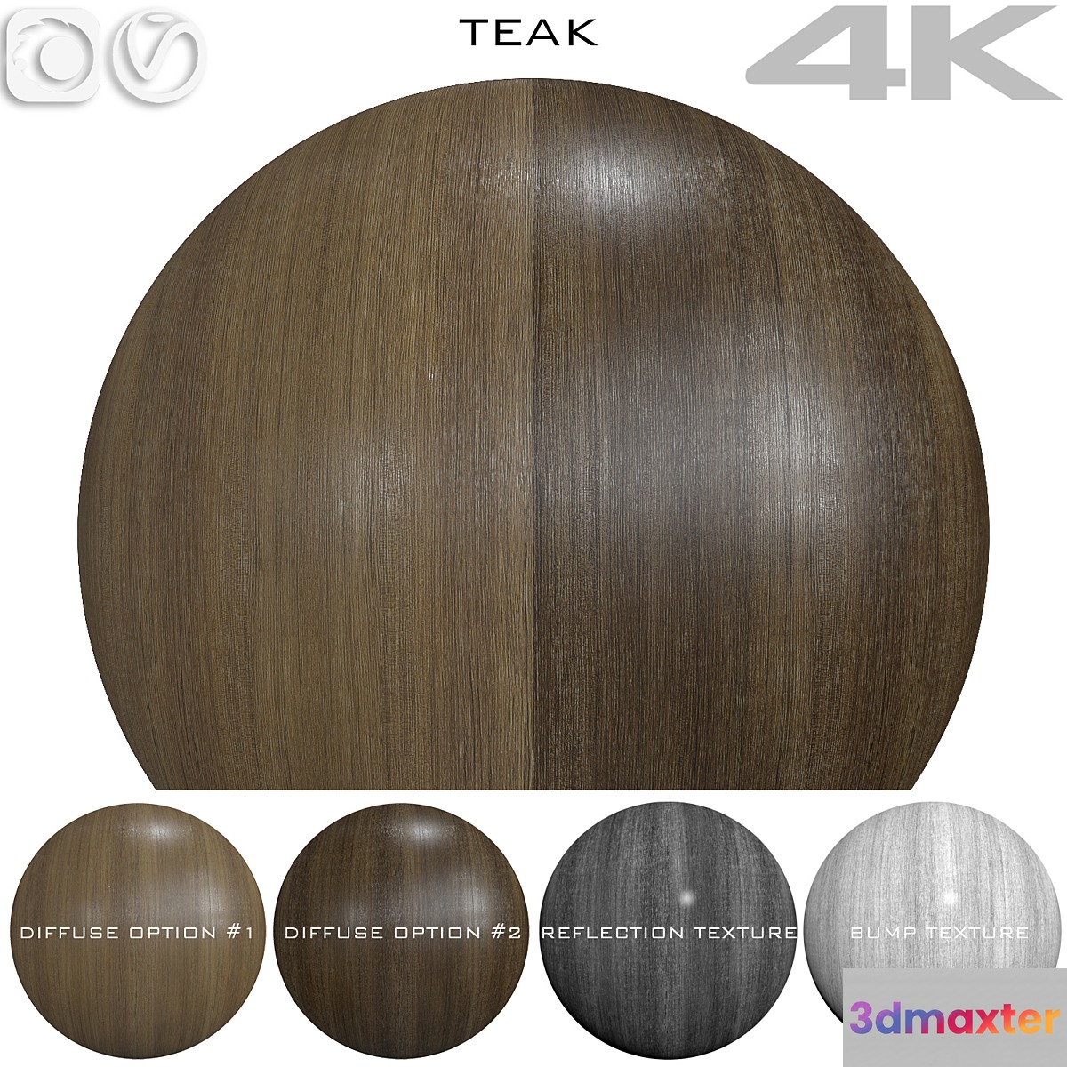 Seamless texture - Teak 3
