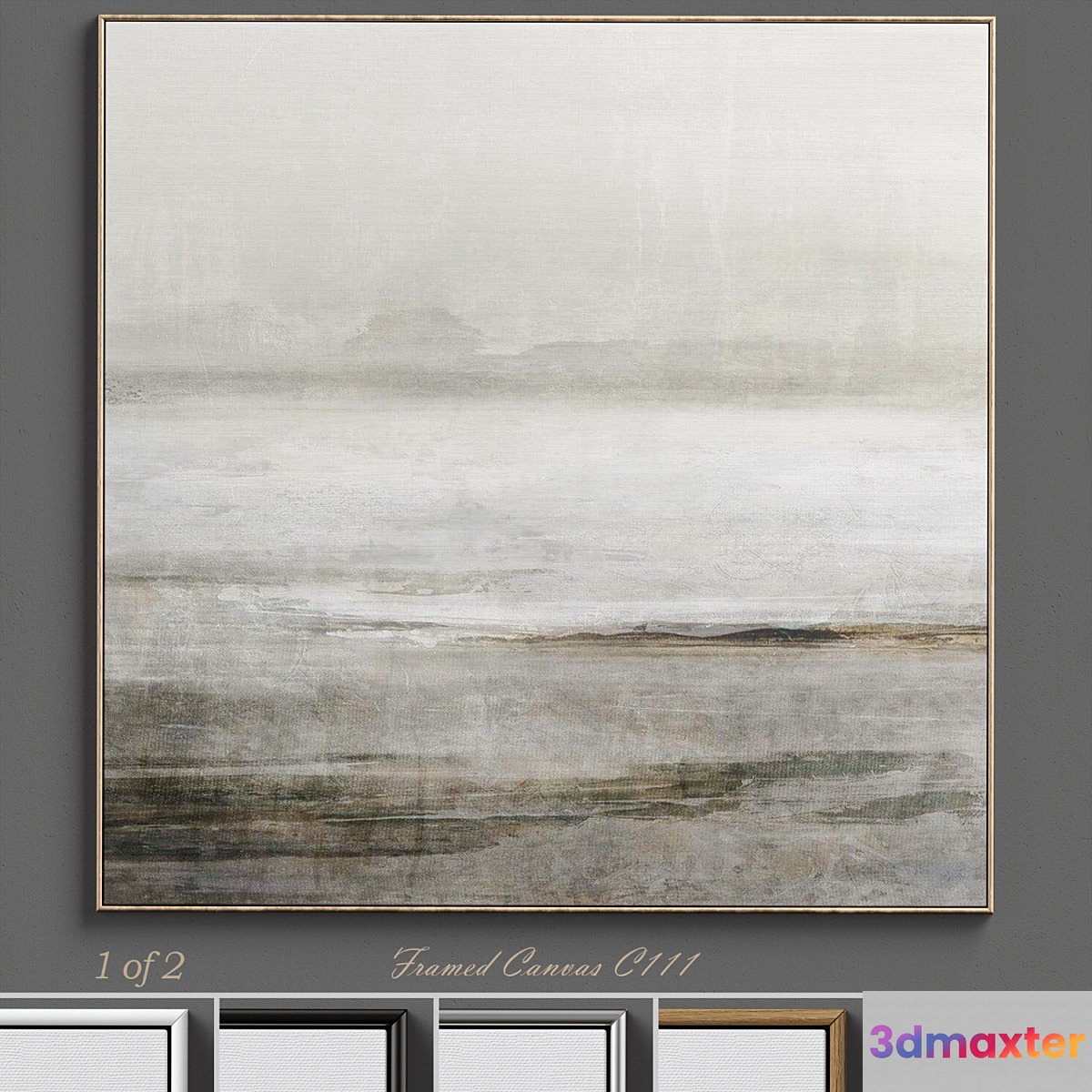 Large Living Room Wall Art C-111 3D Max