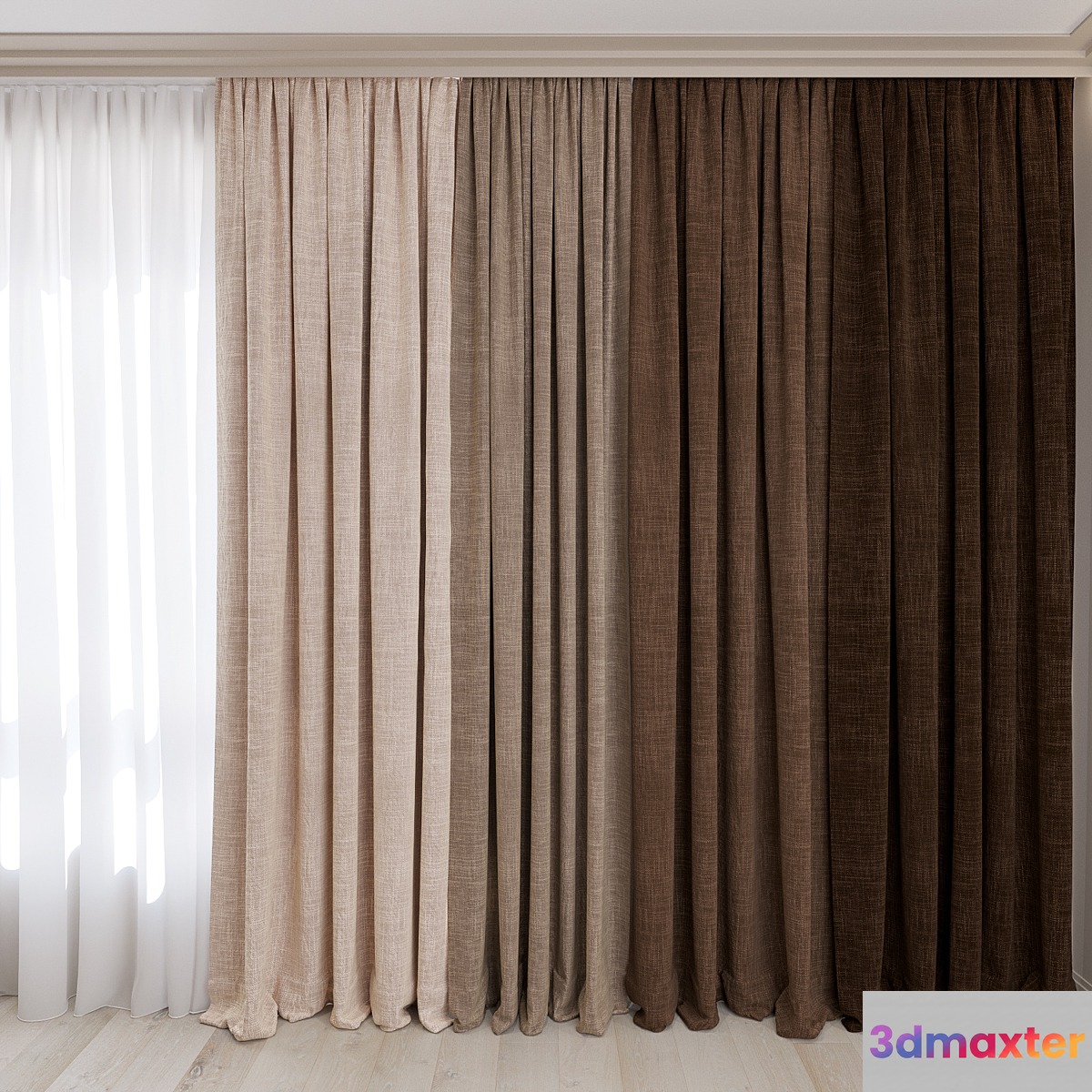 Curtains No. 14 3D Max
