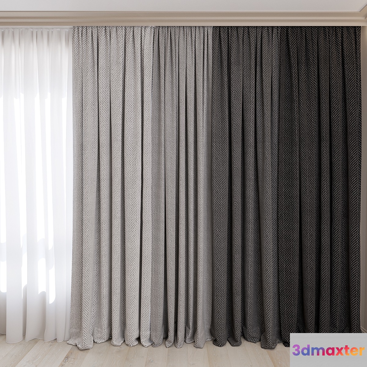 Curtains No. 10 3D Max