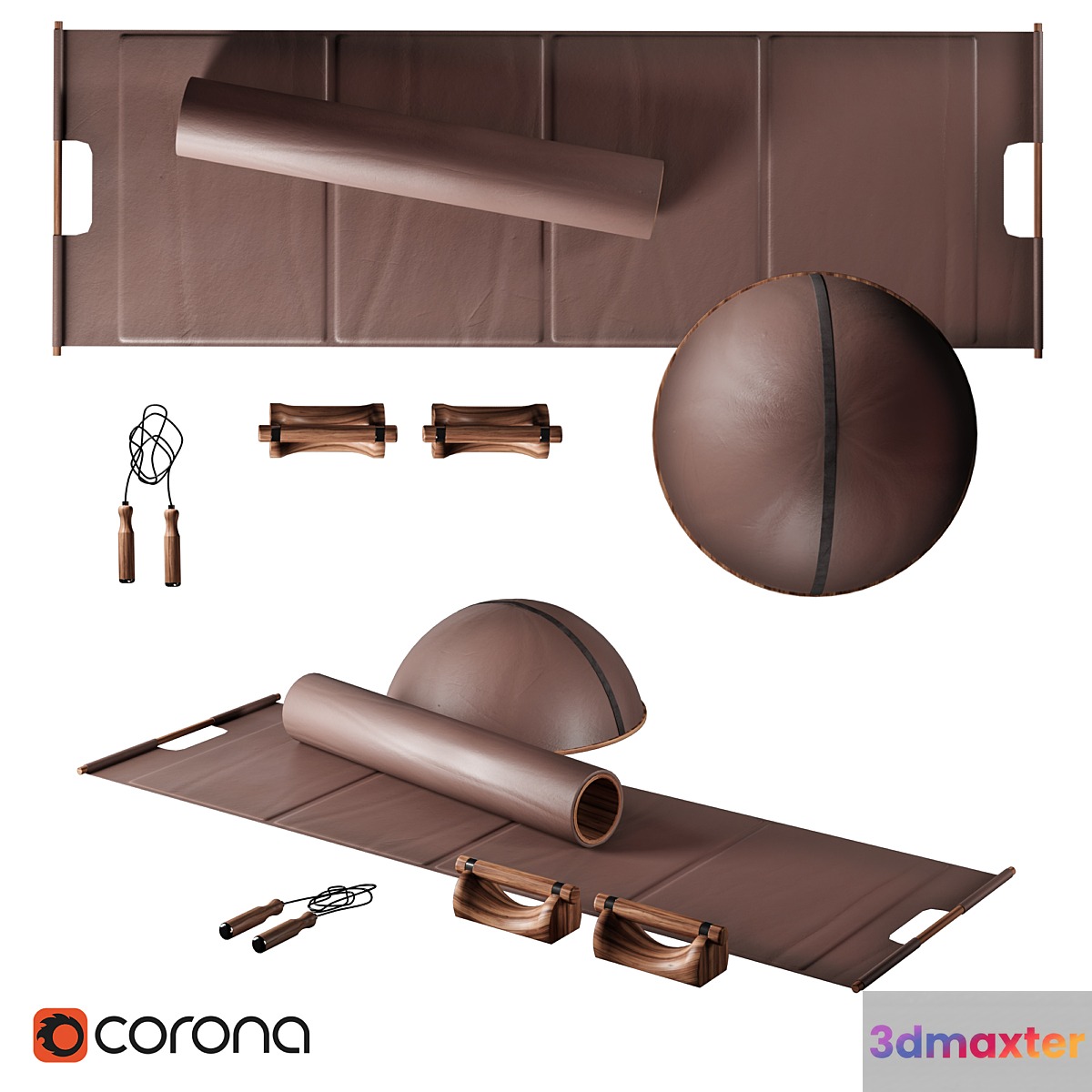 PENT. luxury fitness equipment 3D Max