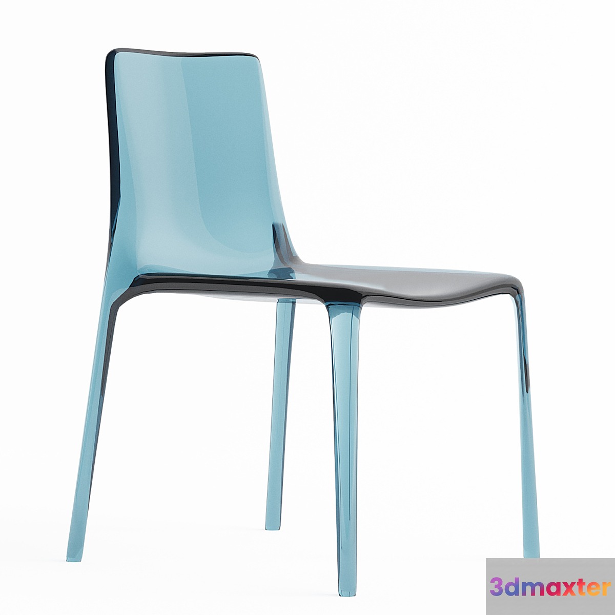 Acrylic chair 3D Max