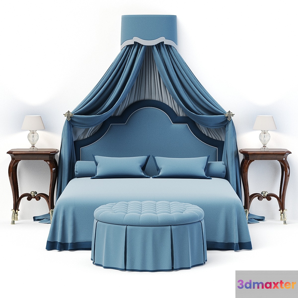 Canopy bed 3D Max