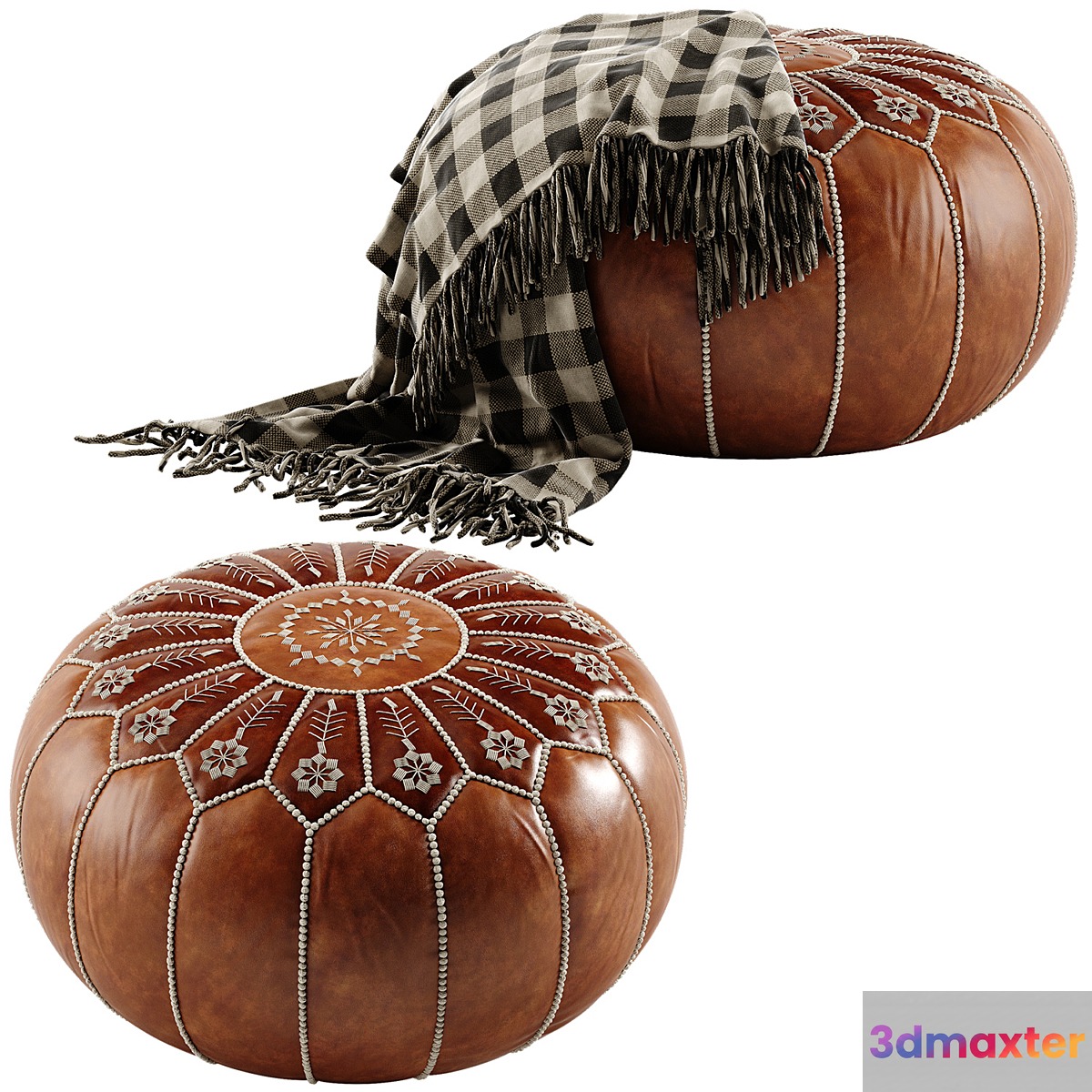 Sika Design Moroccan pouf 3D Max
