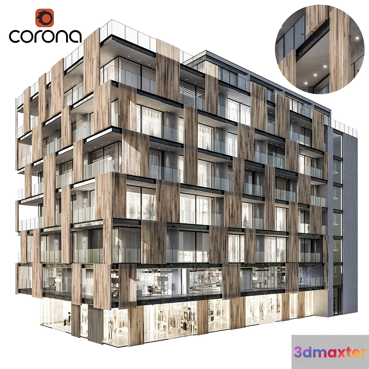 Modern residential building 04