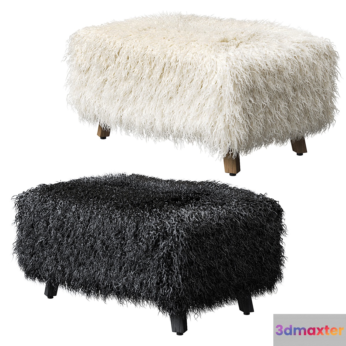 Cabana Footstool Yeti Timothy Oulton