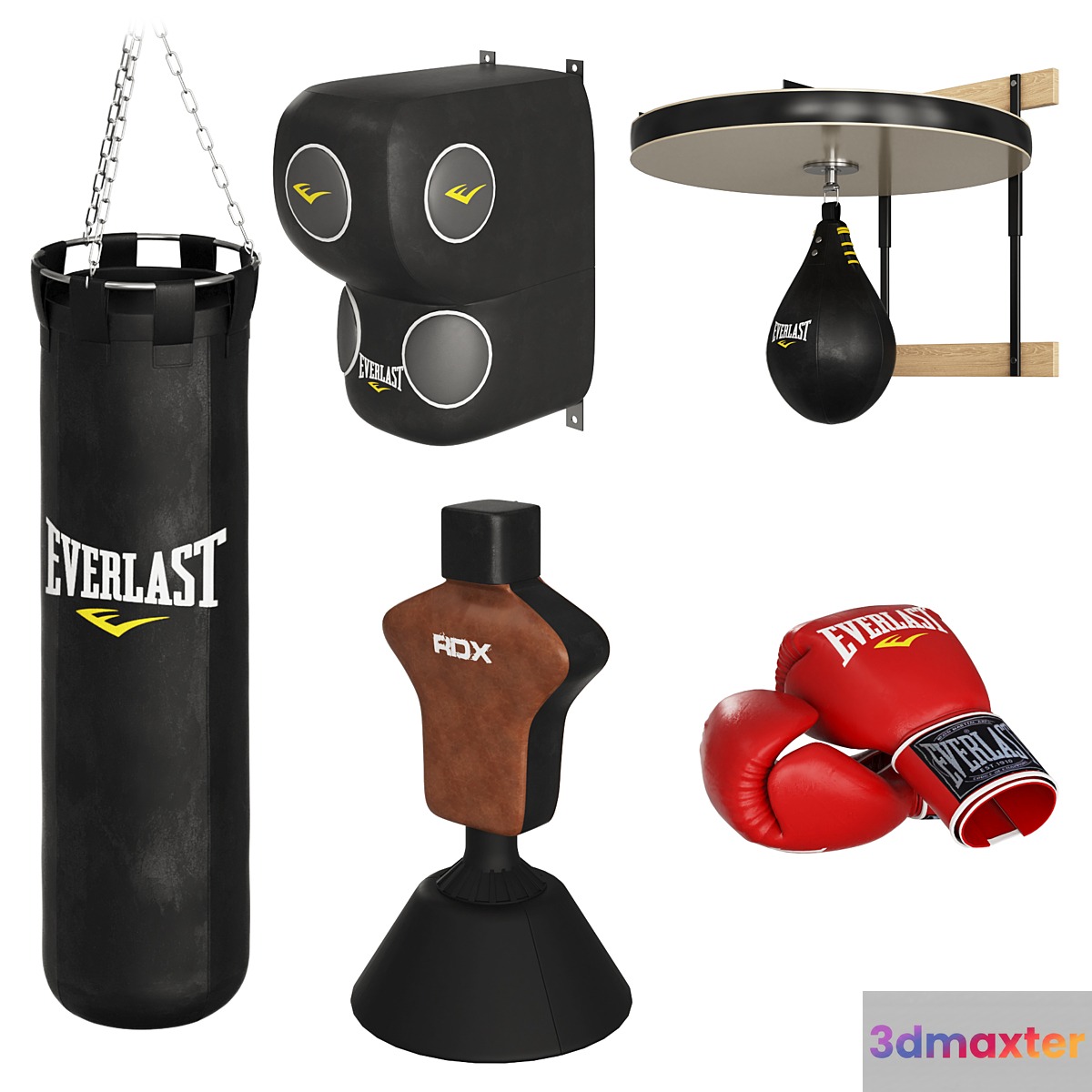 Boxing Equipment 3D Max