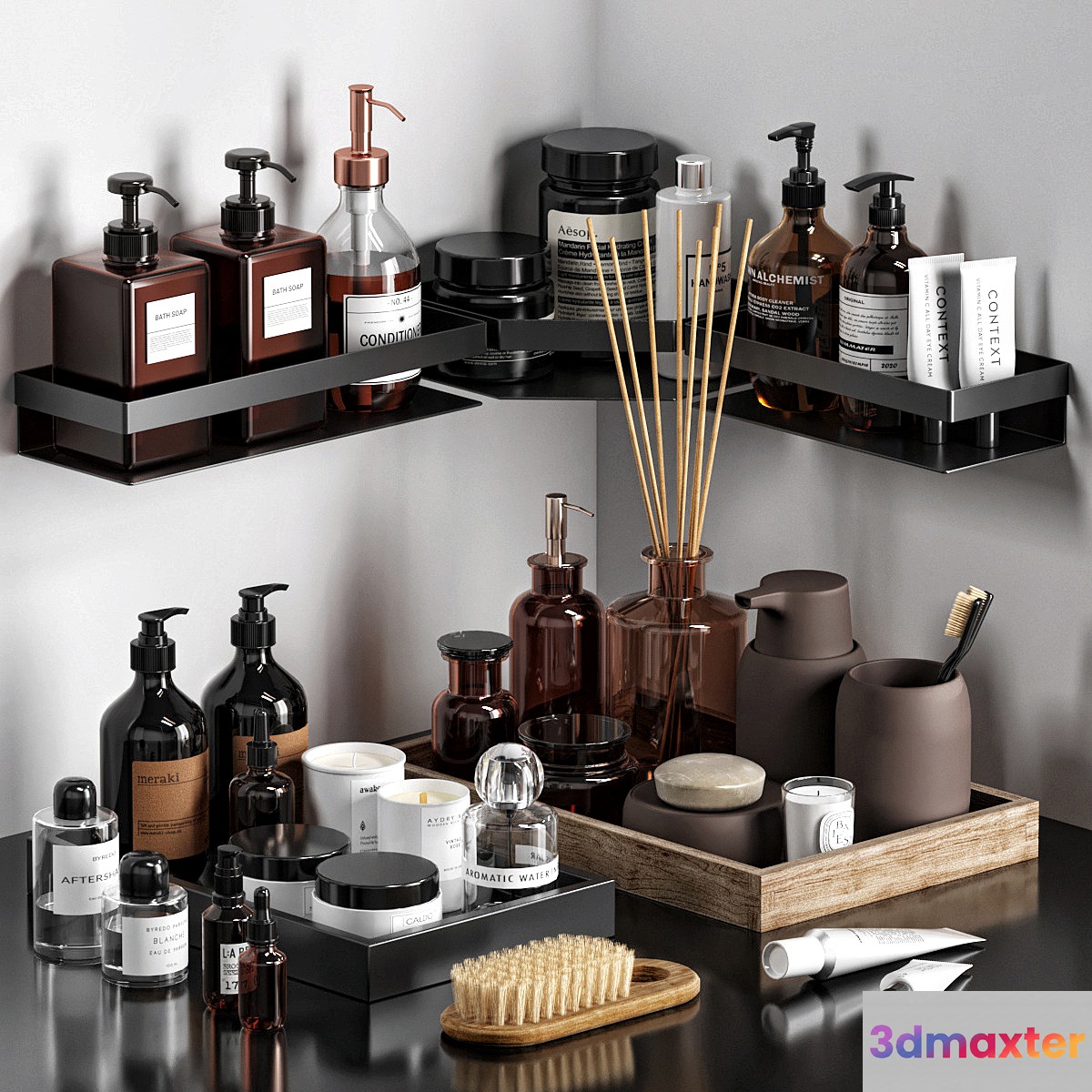 Bathroom accessories 2 - No.3 3D Max