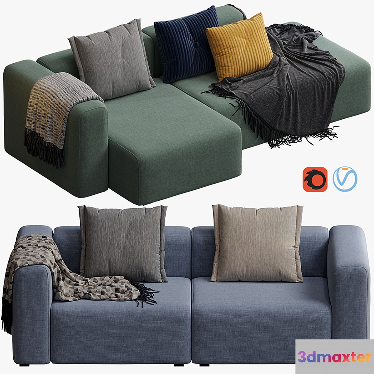 Hay Mags 2.5 Seater Combination 1 - No.2