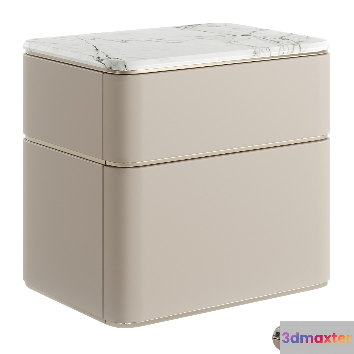Fendi Casa Lambert 2021 Calacatta Warm Gold and Portoro Palladium - No.4