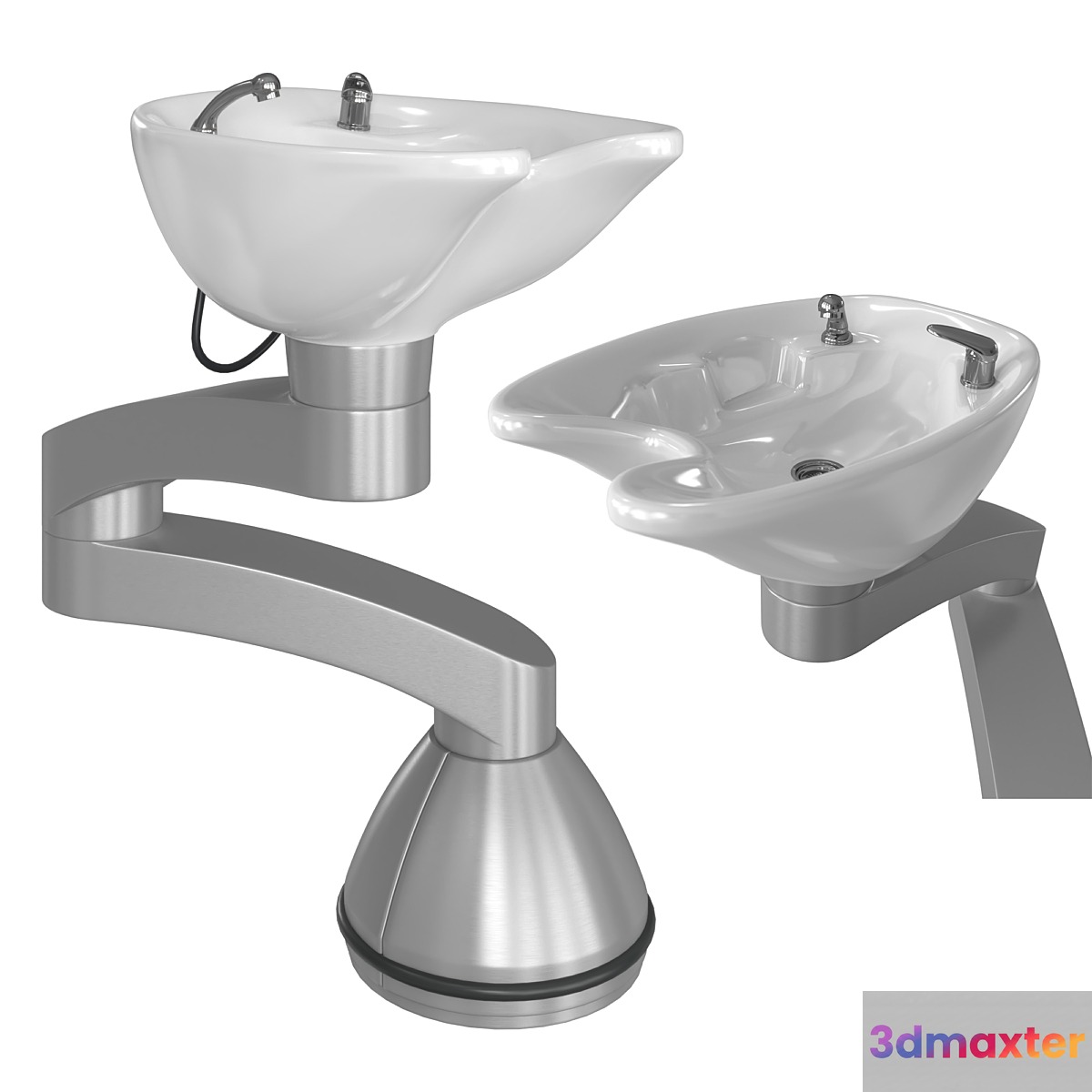 Hairdresser Wash Basin 3D Max