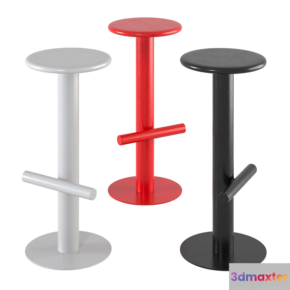 PIXEL BAR CHAIR 3D Max