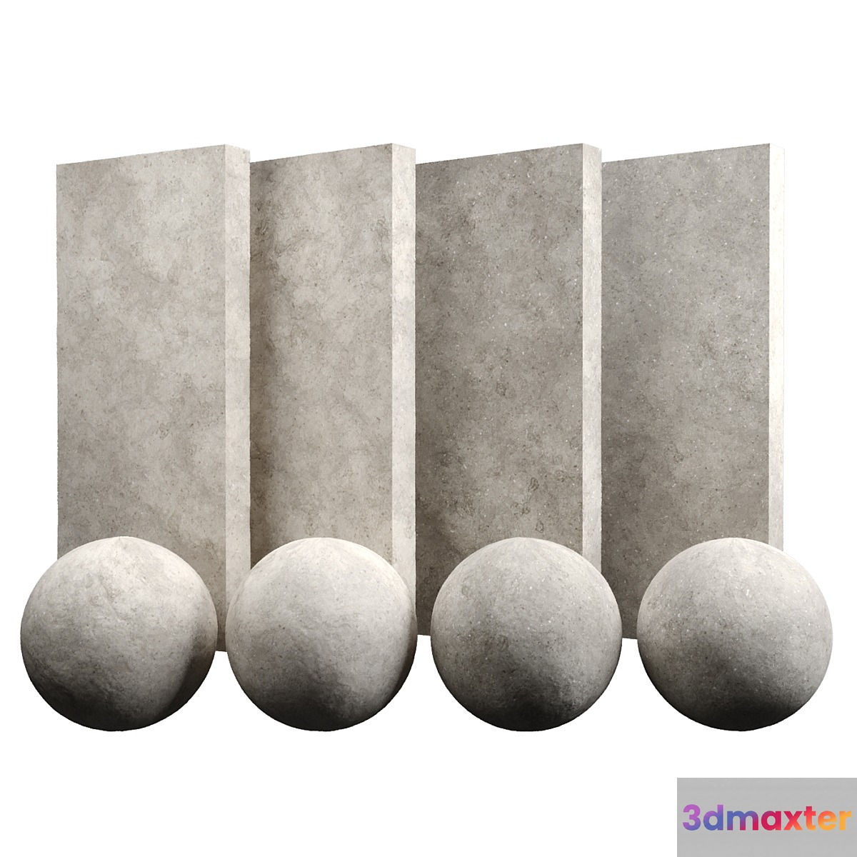 Limestone Amber Stone 3D Max