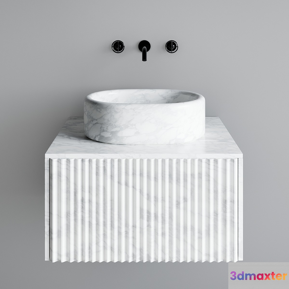 Washbasin by salvatori 3D Max