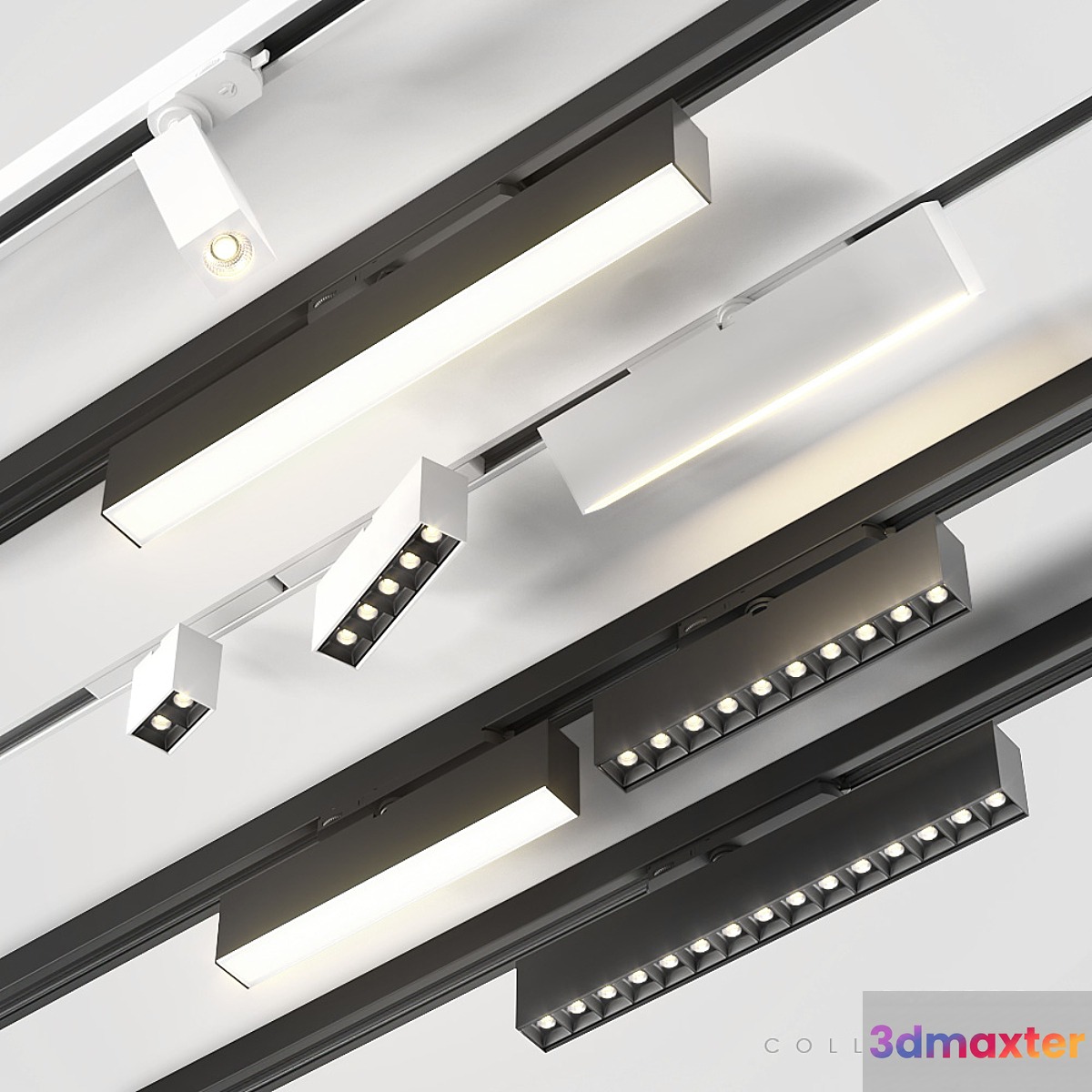 AQForm Rafter Track Collection 3D Max