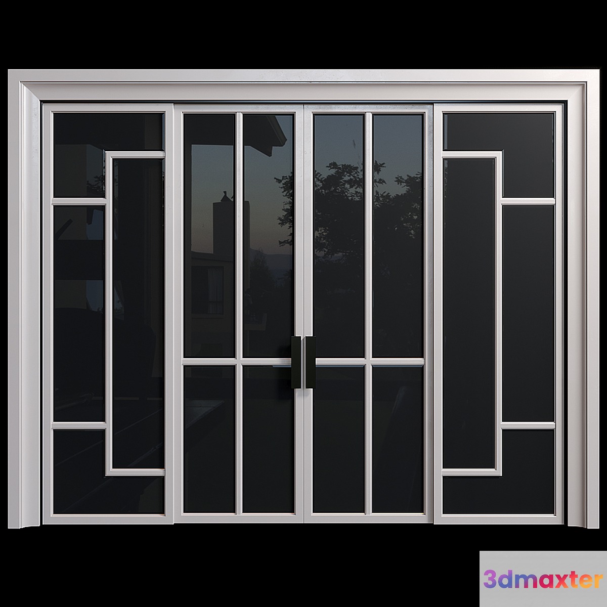 Sliding door 3D Max