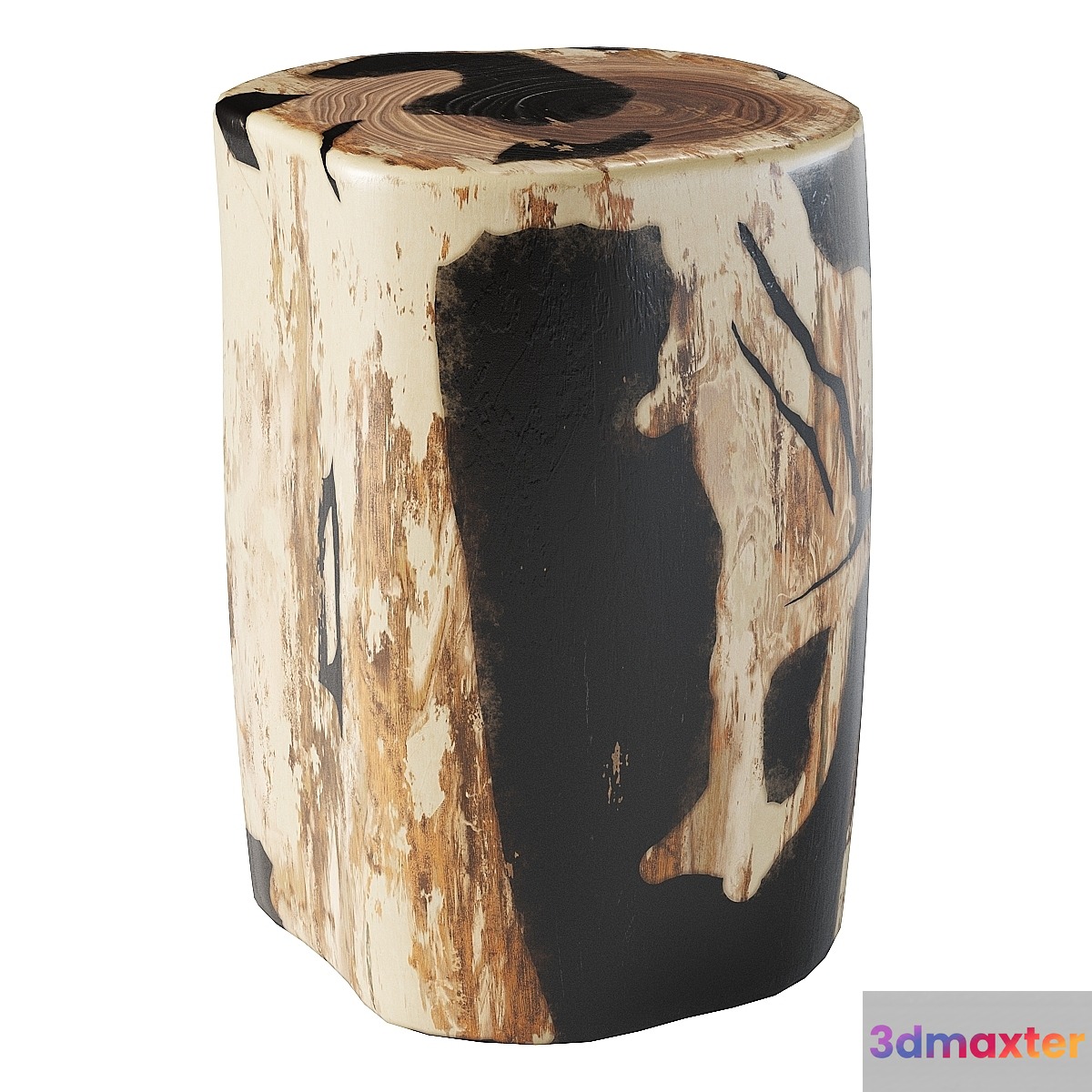 Petrified Log Stool