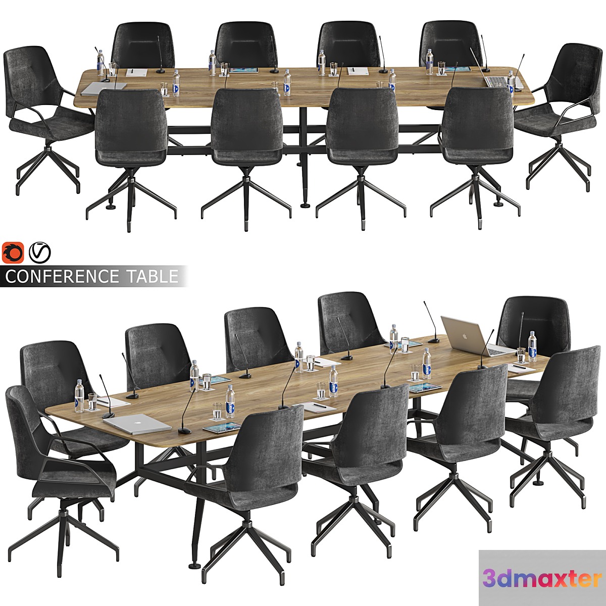 confrance_table_14 3D Max