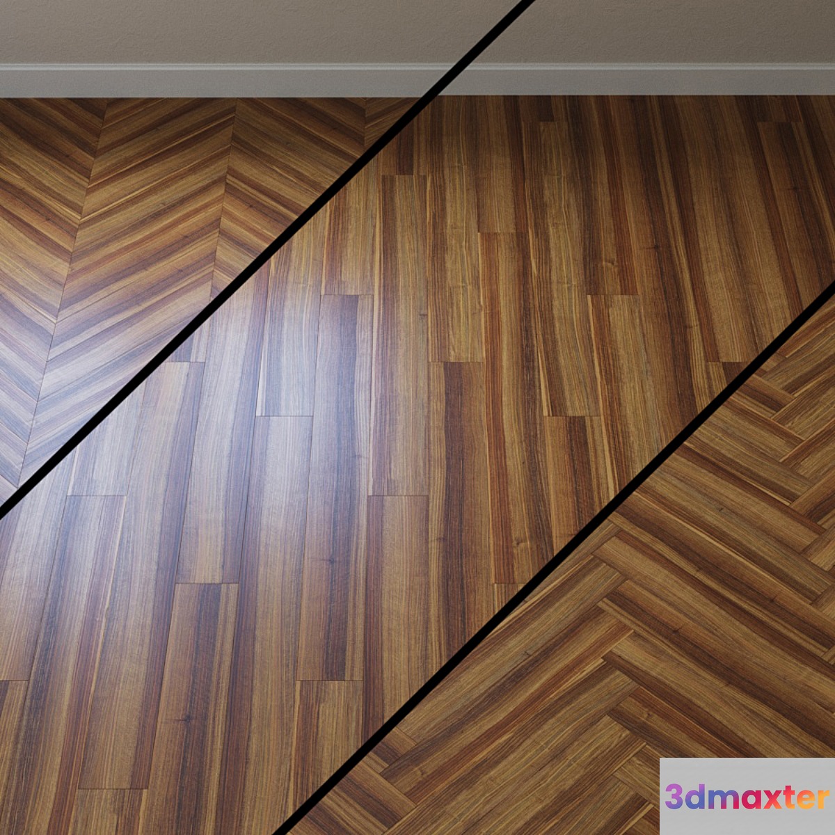 Laminate Balterio Tradition Peruvian Walnut 015 3D Max