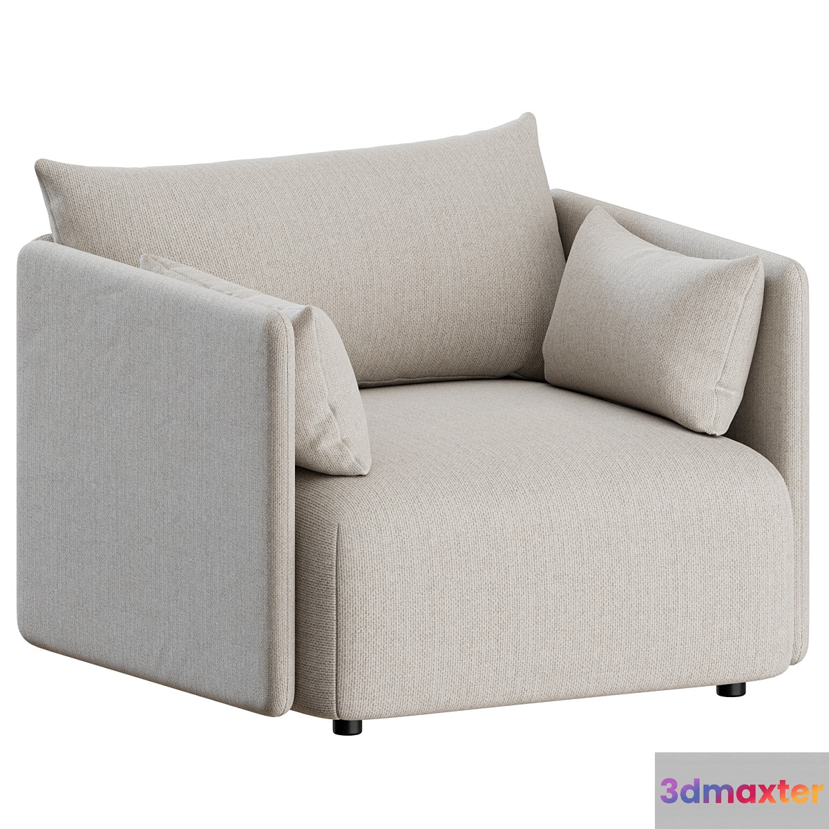 Offset Armchair by Menu 3D Max