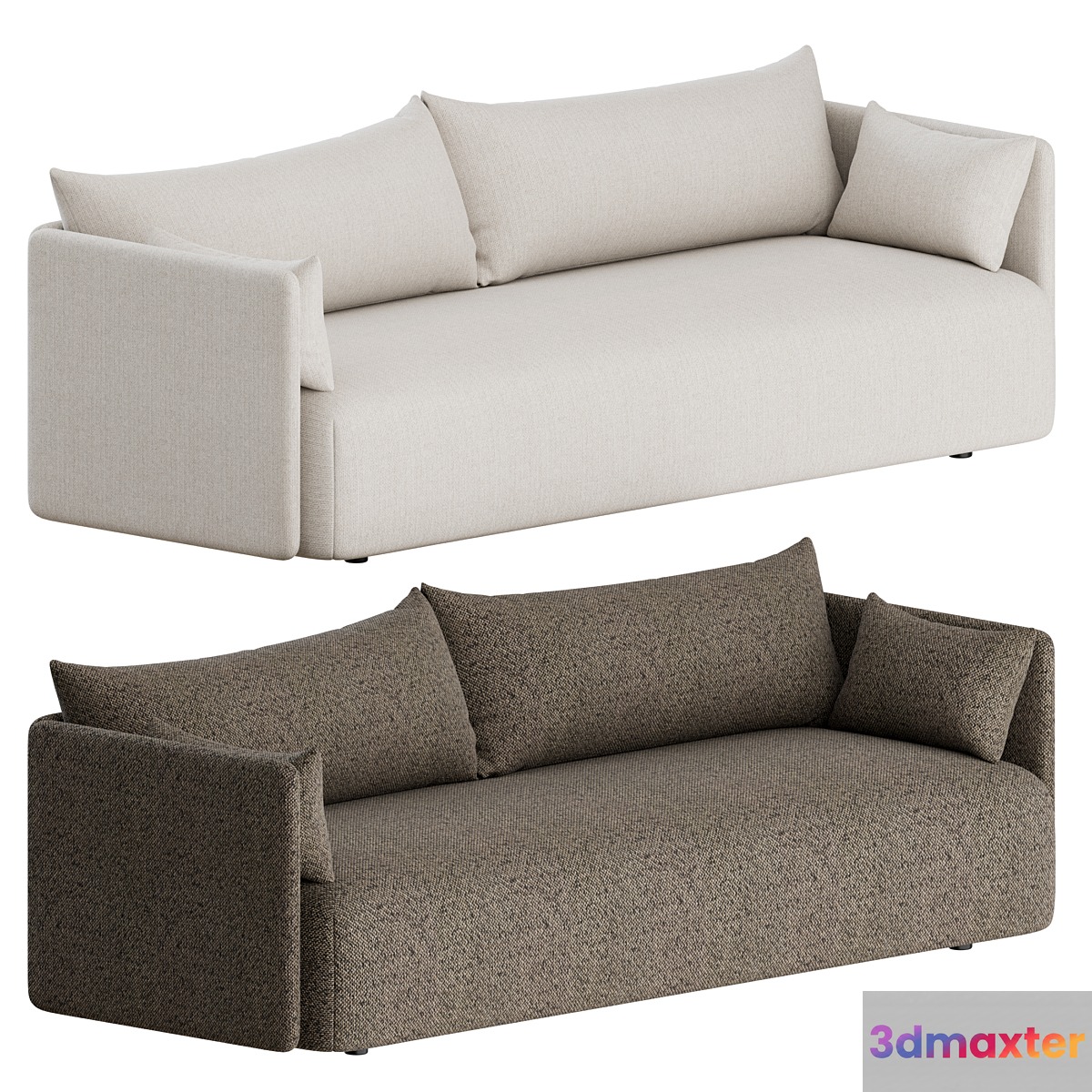 Offset Sofa 3 Seater by Menu 3D Max