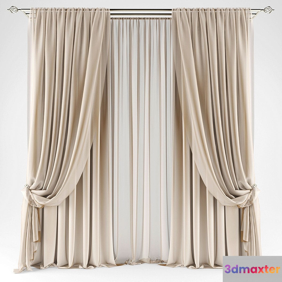 Curtains496 3D Max