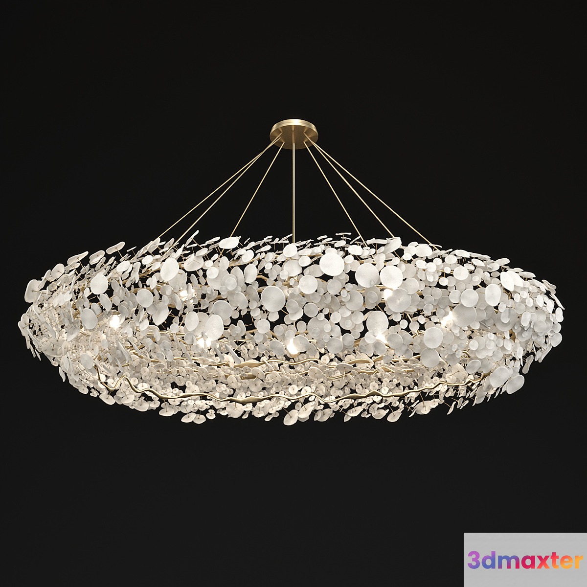 Custom Ceramic Chandelier _ Ceramic Chandelier 3D Max