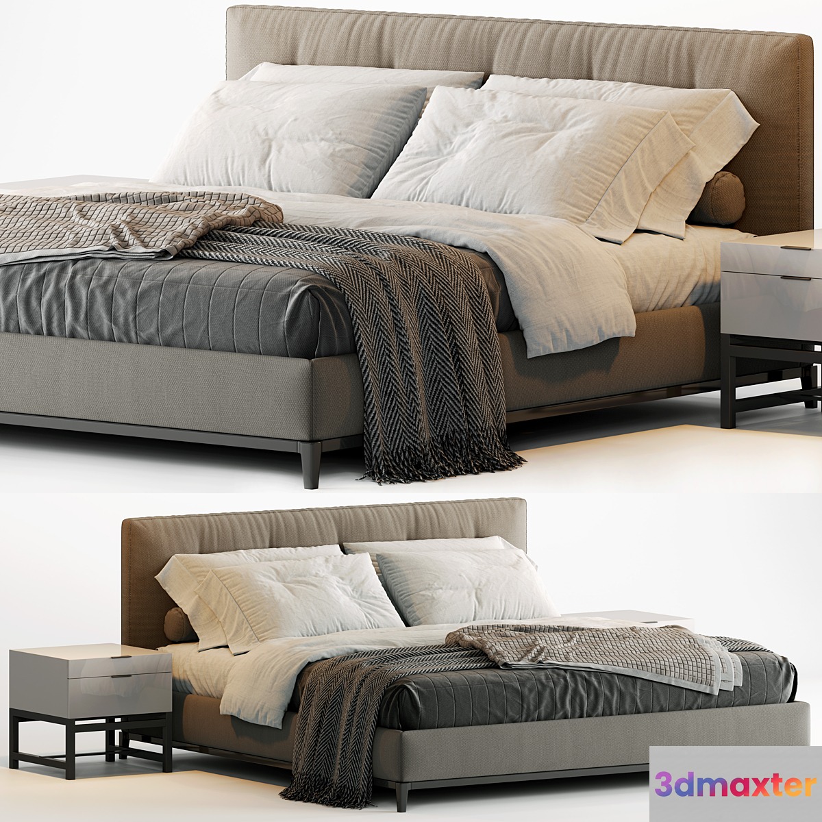 Minotti Andersen Quilt Bed - No.9