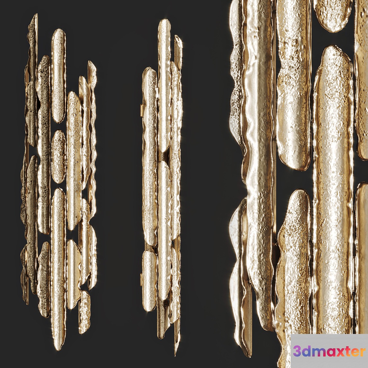 Wall lamp made of metal plates ENIGMA Vetvi store - No.3
