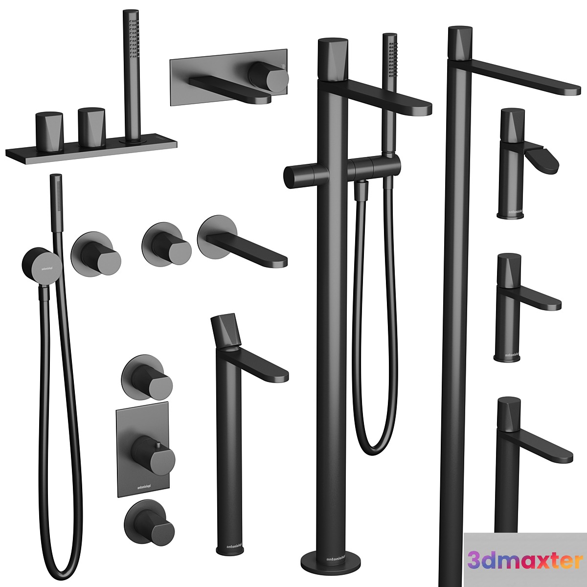 mixer taps Antoniolupi Indigo Faucets set