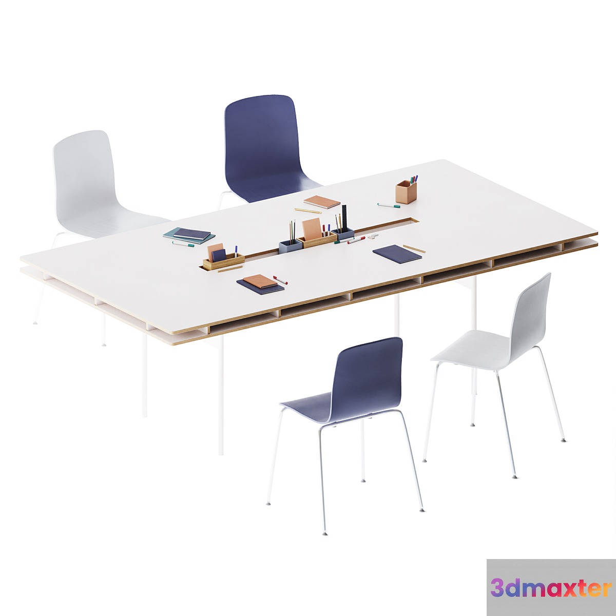 Studio Fact Table system by Bene 3D Max