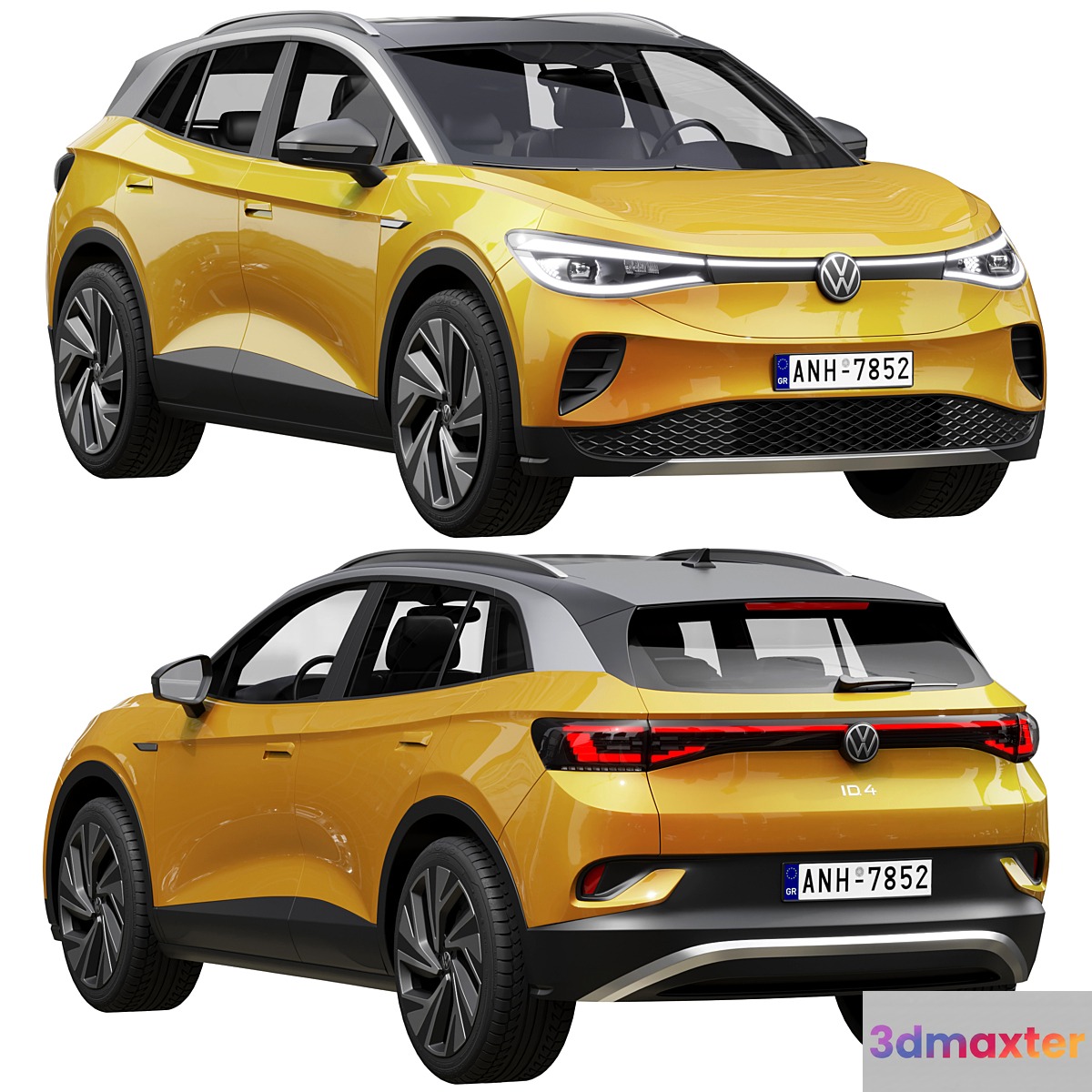 Volkswagen ID4 2021 3D Max