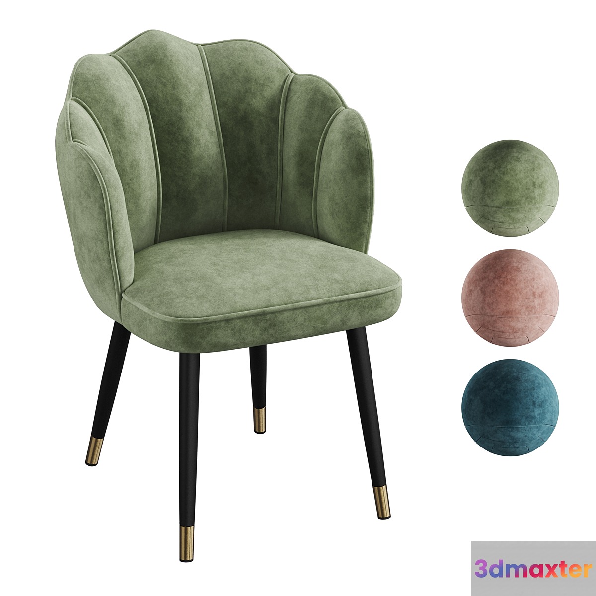 Eichholtz Bristol chair 3D Max