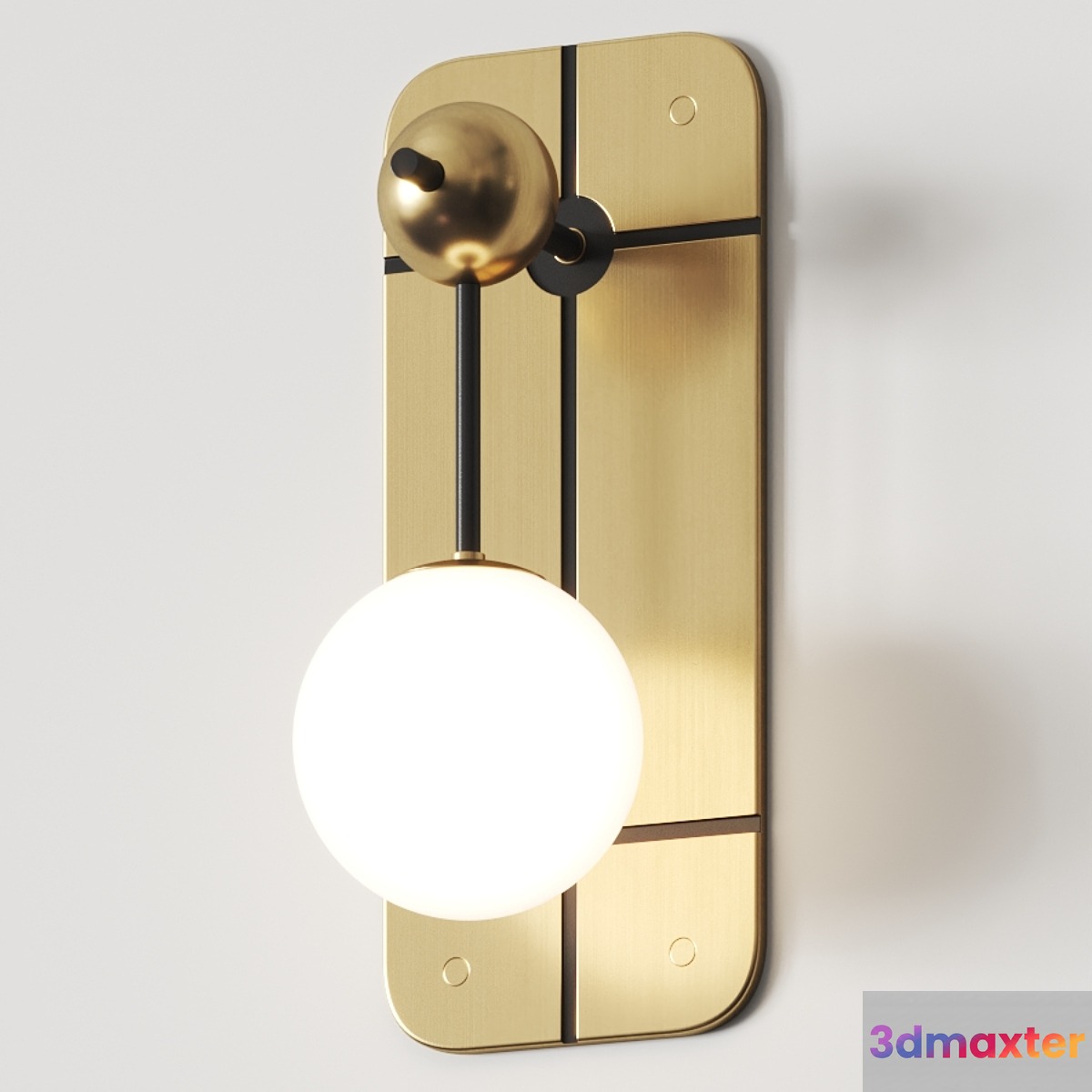 Bert Frank Rift _ Lampatron Knock Wall Lamp 3D Max