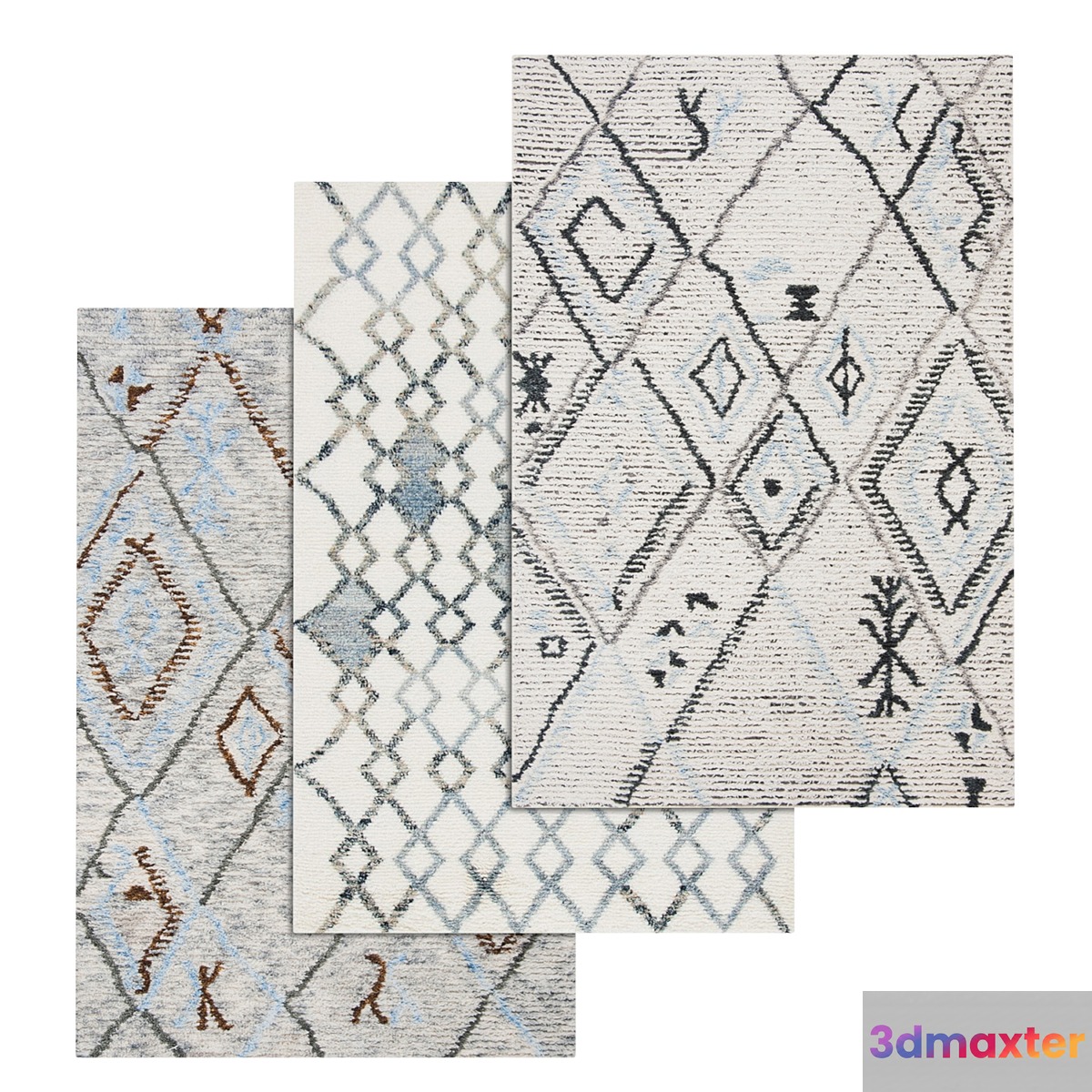 Carpets Set 2353 3D Max