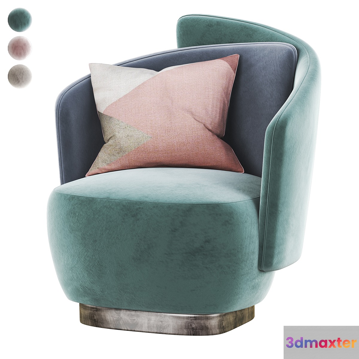 DUETTO ARMCHAIR Softhouse 3D Max