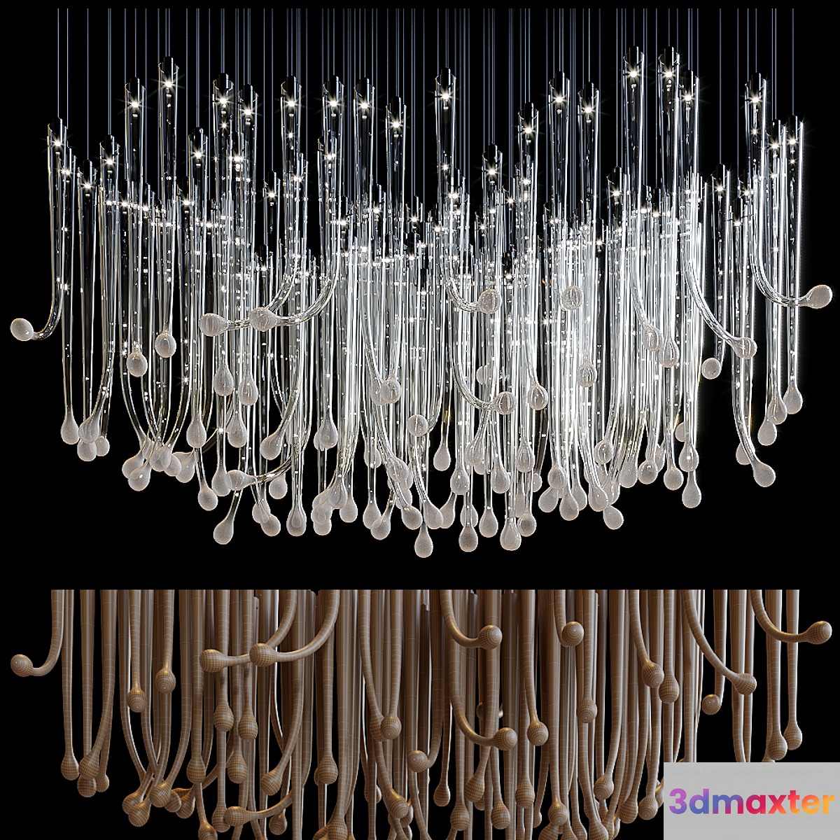 Chandelier Light Vargov - No.8 3D Max