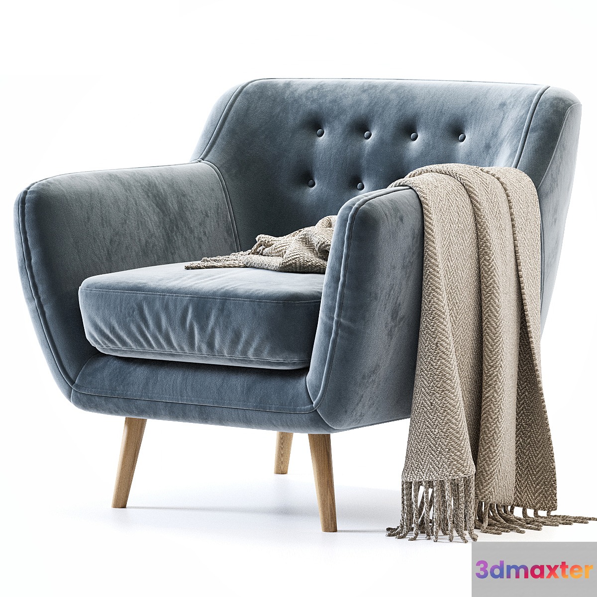Armchair Site Barhat Rain 3D Max
