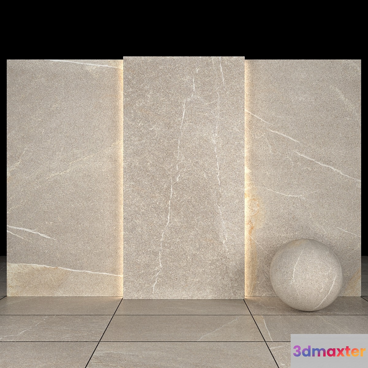 Limestone Gray 3D Max