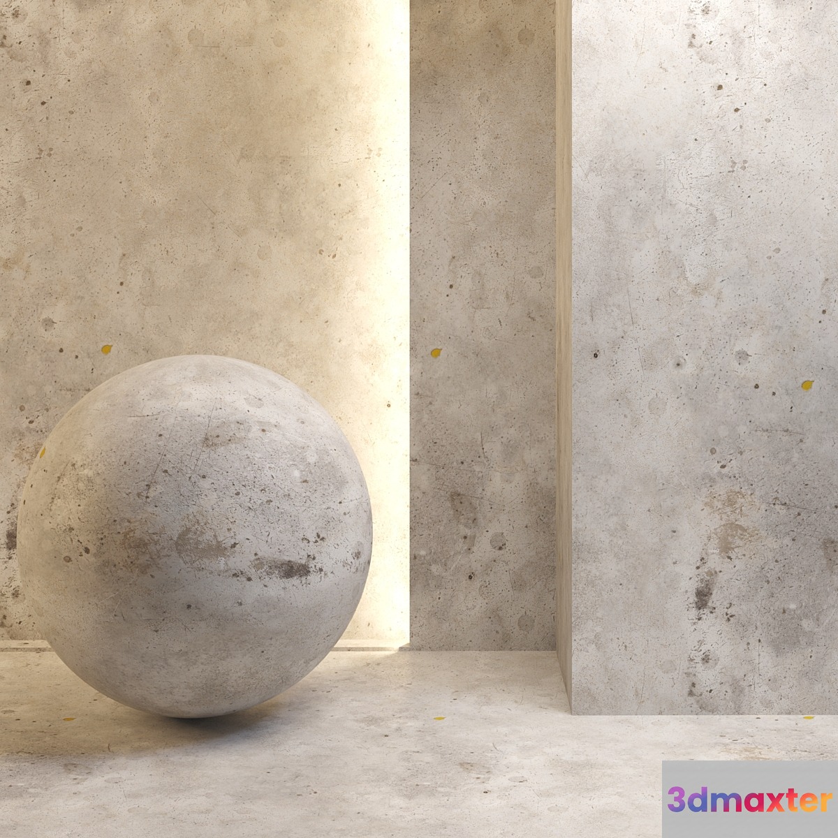 Old concrete 3D Max
